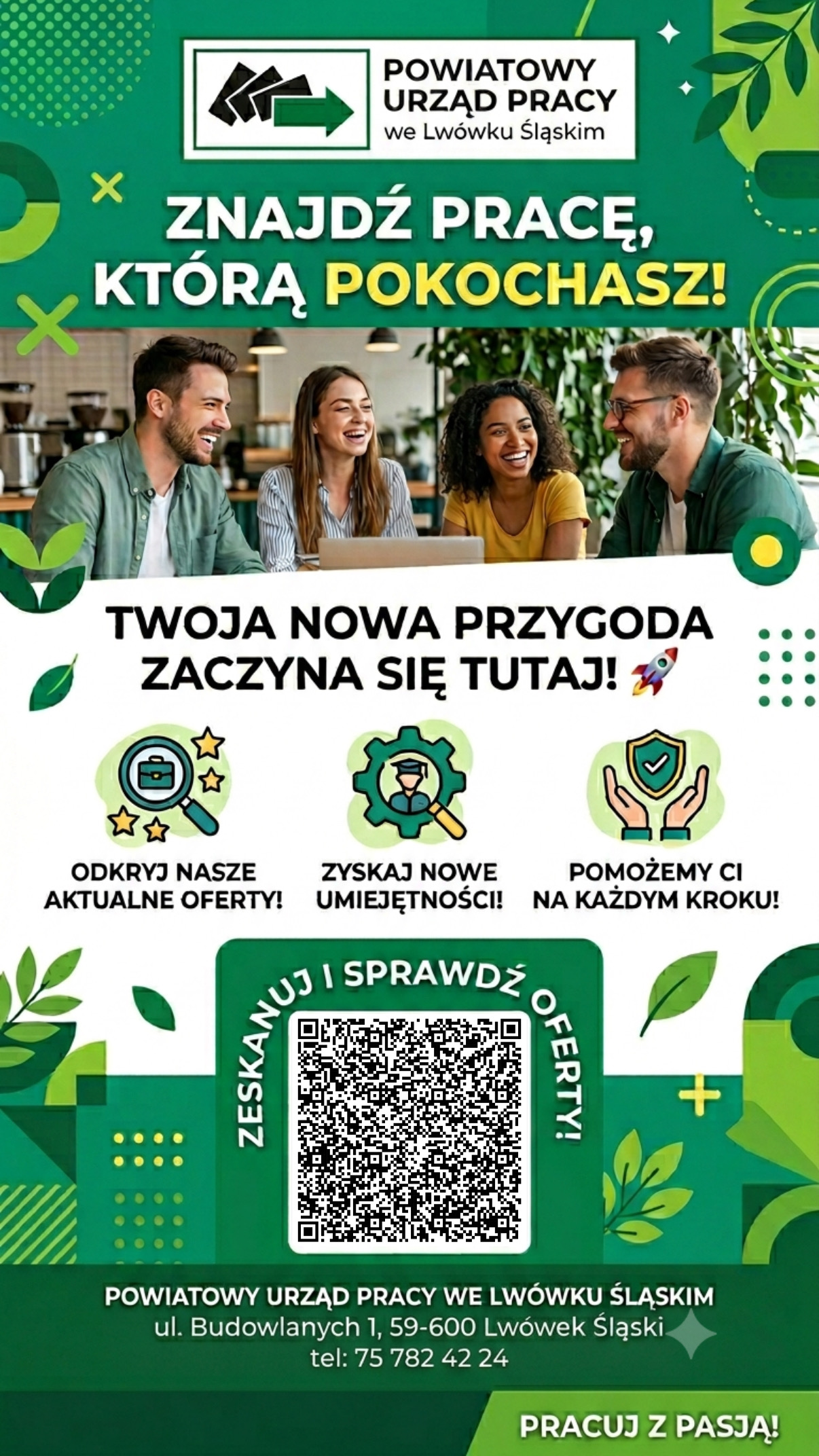 Obrazek dla: Znajdź pracę którą pokochasz!