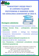 Zdjęcie artykułu Powiatowy Urząd Pracy w Lwówku Śląskim przypomina o naborze osób na szkolenia zawodowe w 2022 r.