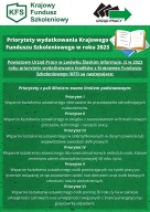 Zdjęcie artykułu Priorytety wydatkowania Krajowego Funduszu Szkoleniowego w roku 2023
