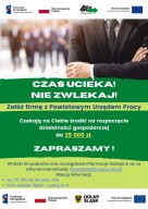 Zdjęcie artykułu CZAS UCIEKA! NIE ZWLEKAJ! Załóż firmę z Powiatowym Urzędem Pracy