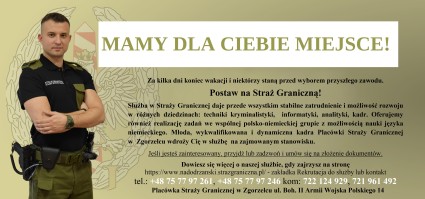 Zdjęcie artykułu Postaw na Straż Graniczną!