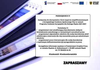 Zdjęcie artykułu Informacja dla przedsiębiorców