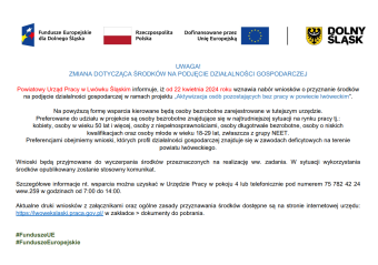Zdjęcie artykułu Nabór wniosków o przyznanie środków na podjęcie działalności gospodarczej