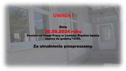 Zdjęcie artykułu Ważny komunikat!